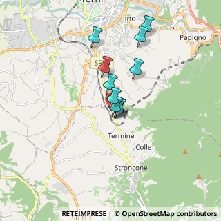 Mappa Voc. Termine, 05039 Stroncone TR, Italia (1.24455)