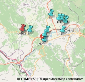Mappa Via della Doga, 05035 Terni TR, Italia (6.97583)