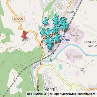 Mappa Via della Doga, 05035 Terni TR, Italia (0.363)