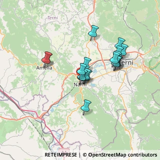 Mappa Via della Doga, 05035 Narni TR, Italia (6.12722)