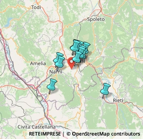 Mappa Strada di Selvoni, 05100 Terni TR, Italia (7.54583)