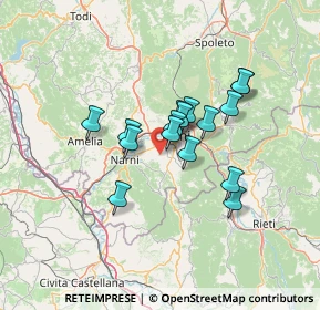 Mappa Strada di Selvoni, 05100 Terni TR, Italia (10.555)