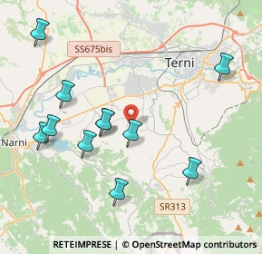 Mappa Strada di Selvoni, 05100 Terni TR, Italia (4.45182)