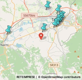 Mappa Strada di Selvoni, 05100 Terni TR, Italia (4.76909)