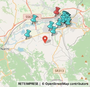 Mappa Strada di Selvoni, 05100 Terni TR, Italia (4.5575)