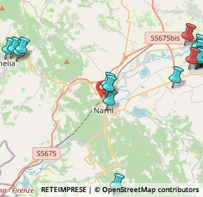 Mappa Via del Santuario, 05035 Narni Scalo TR, Italia (6.7485)