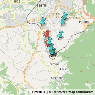Mappa Strada di S. Rocco, 05039 Terni TR, Italia (1.24091)