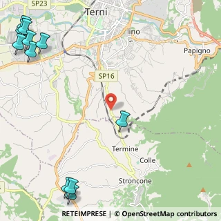 Mappa Strada di S. Rocco, 05039 Terni TR, Italia (3.95545)