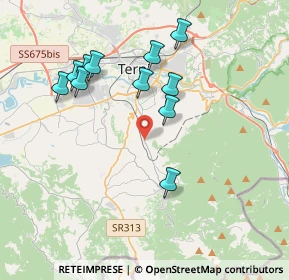 Mappa Strada di S. Rocco, 05039 Terni TR, Italia (3.87091)