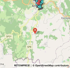 Mappa Via della Comunità Incontro, 05022 Amelia TR, Italia (3.267)