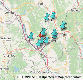 Mappa Via della Comunità Incontro, 05022 Amelia TR, Italia (9.66167)