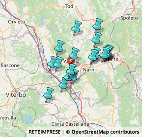 Mappa Via della Comunità Incontro, 05022 Amelia TR, Italia (11.5175)