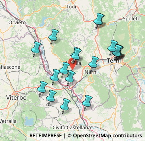 Mappa Via della Comunità Incontro, 05022 Amelia TR, Italia (15.4245)