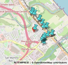 Mappa Via Salara, 65013 Città Sant'angelo PE, Italia (0.401)