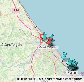 Mappa Via Salara, 65013 Città Sant'angelo PE, Italia (6.09421)