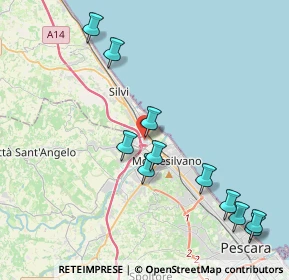 Mappa Via Salara, 65013 Città Sant'angelo PE, Italia (4.70727)