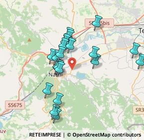 Mappa Strada dei Colli di San Faustino, 05100 Narni TR, Italia (3.531)