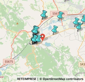 Mappa Strada dei Colli di San Faustino, 05100 Narni TR, Italia (3.442)