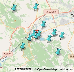 Mappa Strada dei Colli di San Faustino, 05100 Narni TR, Italia (3.53615)