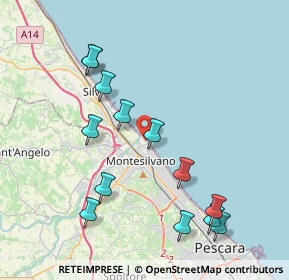 Mappa Via Carlo Maresca, 65015 Montesilvano PE, Italia (4.45692)