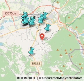 Mappa Vocabolo Termine, 05039 Stroncone TR, Italia (3.9875)