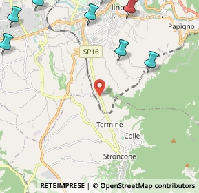 Mappa Vocabolo Termine, 05039 Stroncone TR, Italia (3.60545)