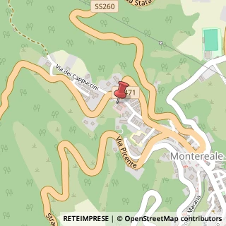 Mappa Via dei Cappuccini, 11, 67015 Montereale, L'Aquila (Abruzzo)