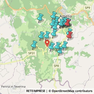 Mappa SP 31, 05022 Amelia TR, Italia (1.89615)