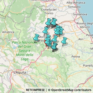 Mappa Colle Cretara, 64042 Colledara TE, Italia (9.811)