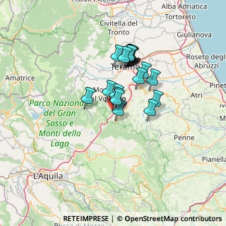 Mappa Colle Cretara, 64042 Colledara TE, Italia (10.7485)