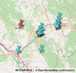 Mappa Piazza S. Bernardo, 05035 Narni TR, Italia (6.17235)