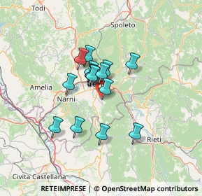 Mappa Voc. Stazione di, 05039 Stroncone TR, Italia (9.90667)