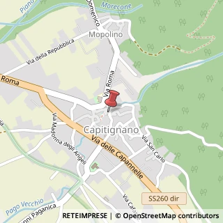 Mappa Via del Ponte, 25, 67014 Capitignano, L'Aquila (Abruzzo)