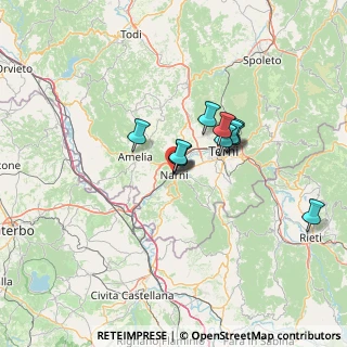 Mappa Via Senetrari, 05035 Narni TR, Italia (9.72909)
