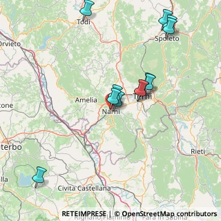 Mappa Via Senetrari, 05035 Narni TR, Italia (16.75083)