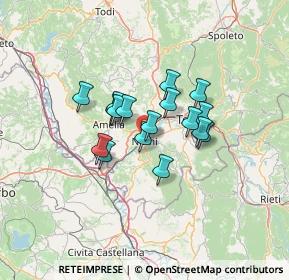 Mappa Via Senetrari, 05035 Narni TR, Italia (9.49353)