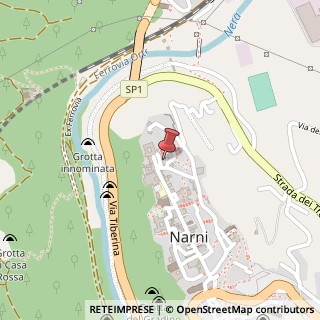 Mappa Piazza Marzio Galeotto, 9, 05035 Narni, Terni (Umbria)