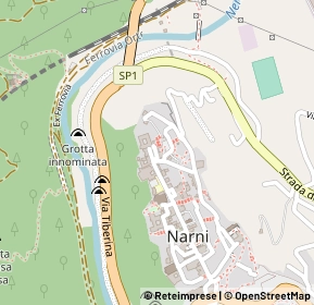 Mappa Via Senetrari, 05035 Narni TR, Italia (0.13846)
