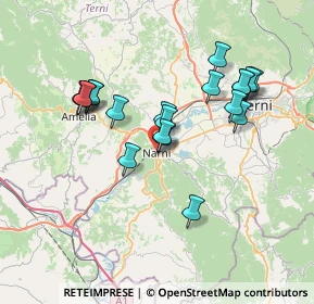 Mappa Vicolo del comune, 05035 Narni TR, Italia (6.9385)