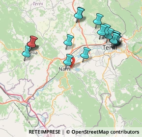 Mappa SS 3, 05035 Narni TR, Italia (9.277)