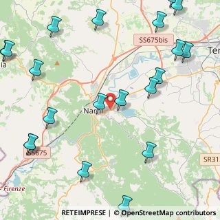Mappa SS 3, 05035 Narni TR, Italia (6.5255)