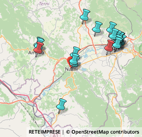 Mappa Piazza giardini San Bernardo, 05035 Narni TR, Italia (8.98)