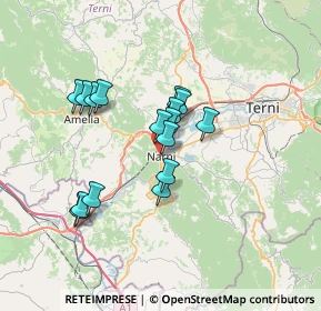 Mappa Via Aurelio Saffi, 05035 Narni TR, Italia (5.8025)