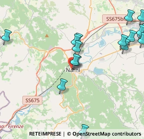 Mappa Via Aurelio Saffi, 05035 Narni TR, Italia (6.09)