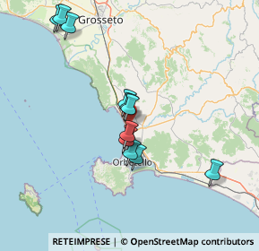 Mappa E80, 58015 Orbetello GR, Italia (13.85545)