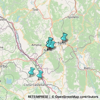 Mappa Via del Brecciaro, 05035 Narni TR, Italia (7.41091)