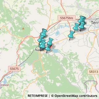 Mappa Via del Brecciaro, 05035 Narni TR, Italia (3.63625)