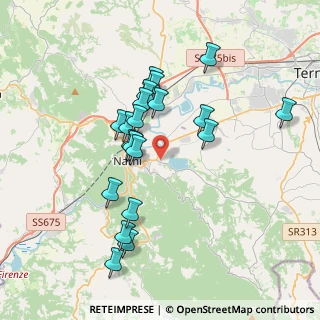 Mappa Via del Brecciaro, 05035 Narni TR, Italia (3.5975)