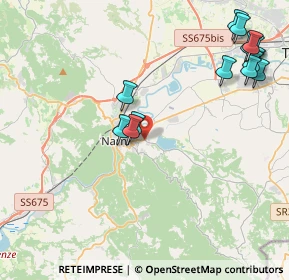 Mappa Strada delle Pretare, 05035 Narni TR, Italia (5.27857)