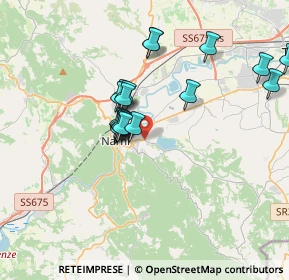 Mappa Strada delle Pretare, 05035 Narni TR, Italia (3.503)